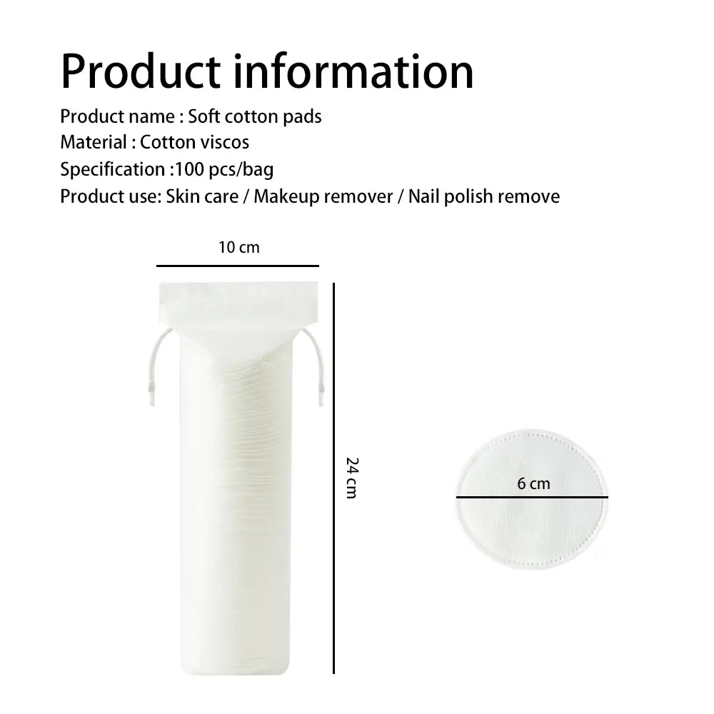 Wholesale hanging drawstring bag disposable cotton pads OEM manufacturer