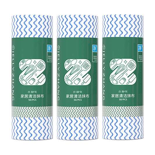 Little Cotton Disposable Tear-Off Kitchen Towels - Striped Design