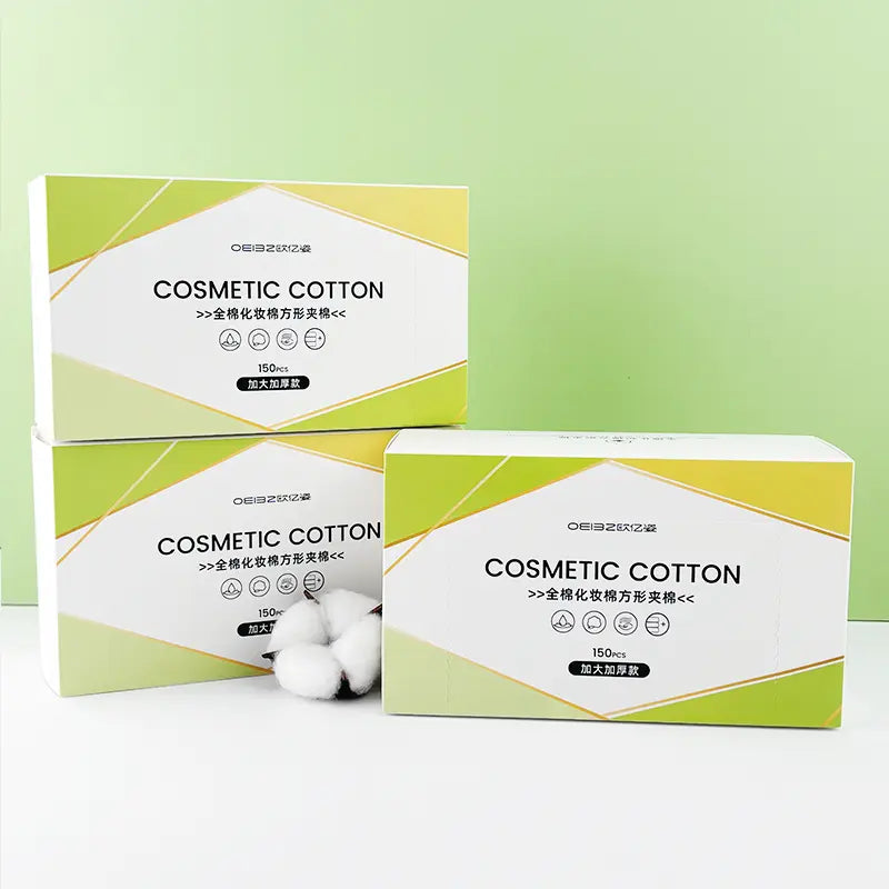OEM Rounded Corner Cotton Pads 165GSM | Little Cotton Little Cotton