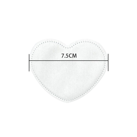 Heart-Shaped Organic Cotton Pads – Cute & Eco-Friendly Makeup Remover Wipes – Perfect for Gift Sets & Private Label (Wholesale)