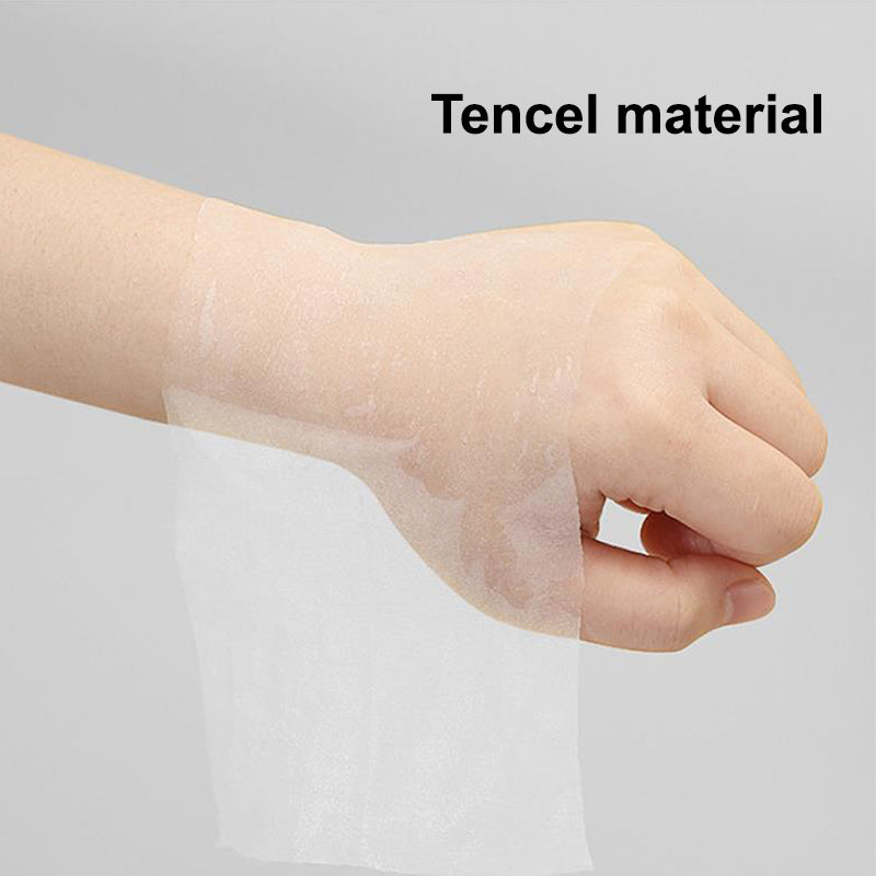 Lint-free highly absorbent cosmetic pads for facial wet compress and spa treatments