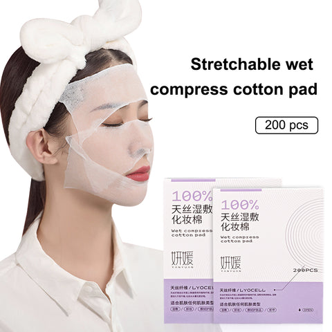 Little Cotton Tencel Wet Compress Pads - 200 Count