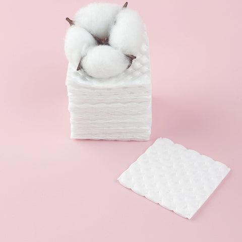 Little Cotton™ 160GSM Heavyweight Viscose Pads – Square Diamond Quilted Facial Cotton – Lint-Free Deep Cleansing Makeup Remover (Wholesale)
