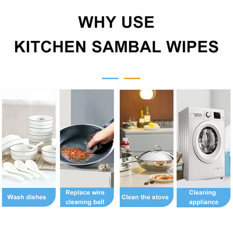 Bowinscare Disposable 3-Color Kitchen Cleaning Cloths