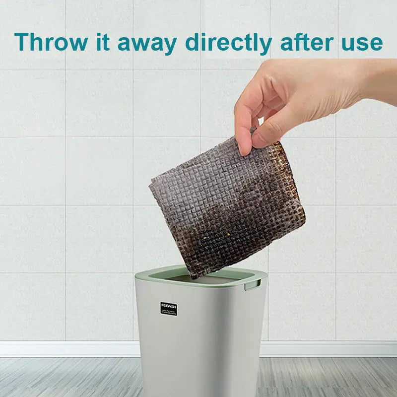 Highly absorbent oil resistant nonwoven cleaning wipes for commercial kitchens