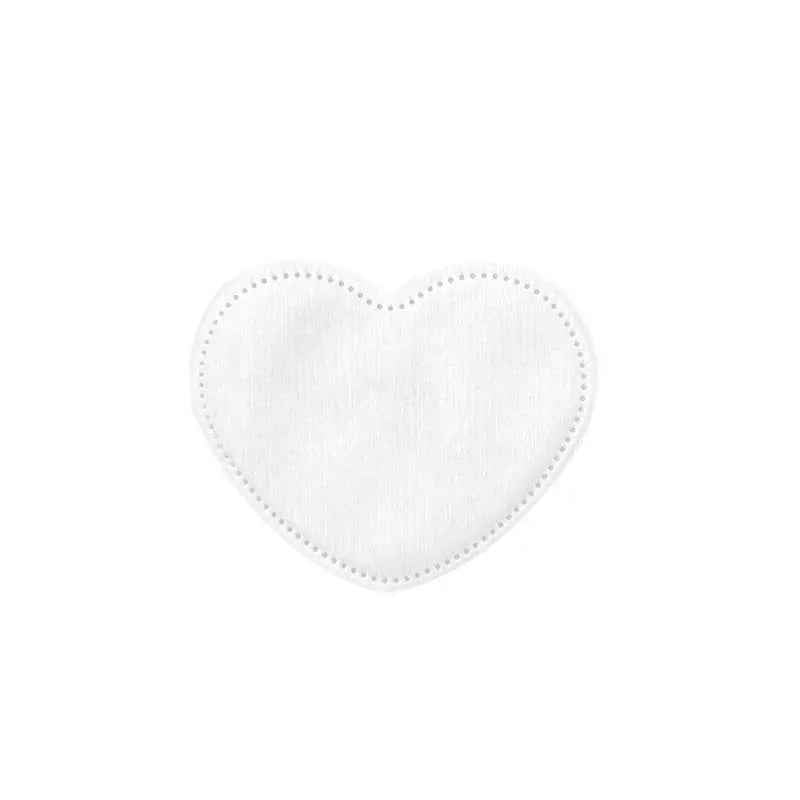 OEM Heart-Shaped Organic Cotton Pads | Little Cotton Custom Shape