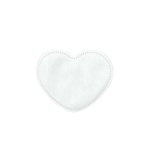 Organic Cotton Pads - Heart-Shape Design