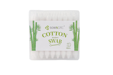 Little Cotton™ Gourd-Shaped Safety Baby Cotton Buds – 100% Cotton Bulb Tips – Paper Stick Newborn Ear & Nose Care (Wholesale)