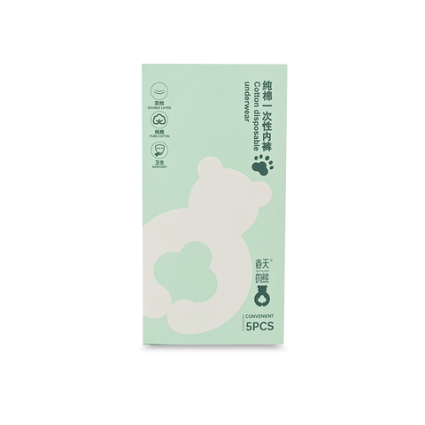 Disposable 100% Cotton Underwear - Unisex