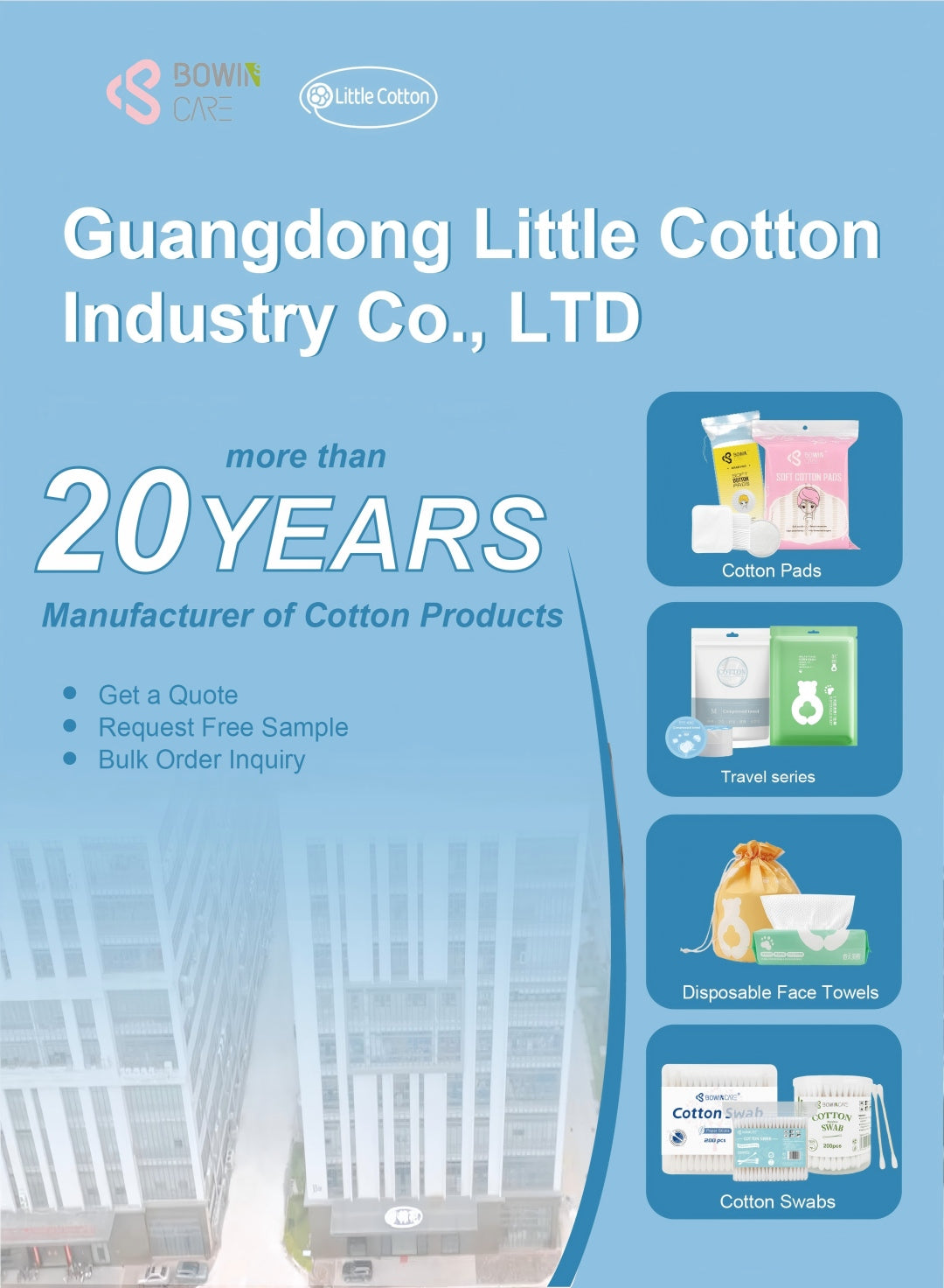 OEM/ODM Cotton Pads & Disposable Towels Manufacturer | Little Cotton Factory