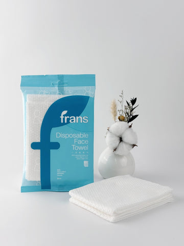 Littte cotton Disposable Towels - 60GSM Viscose Pearl Texture