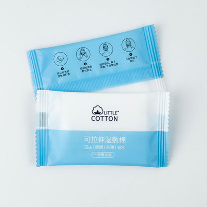 OEM Stretchable Dry Toner Pads | Targeted Wet Dressing | Little Cotton