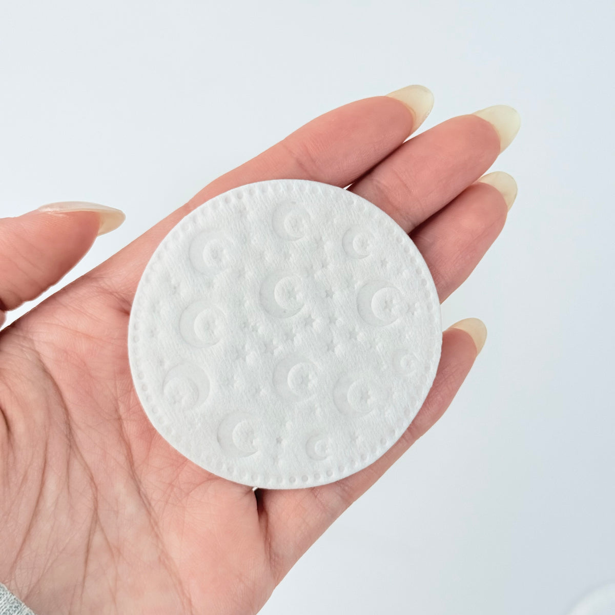 OEM Moon and Star Embossed Round Cotton Pads | Little Cotton