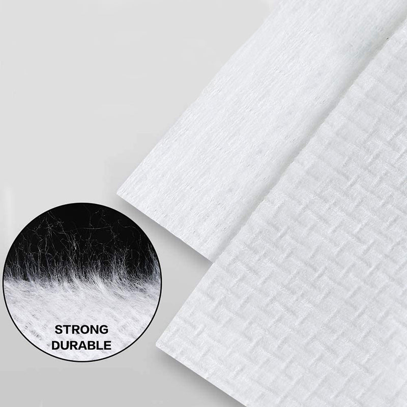 Close-up of lint-free wet and dry dual use disposable cotton tissue for skincare wholesale