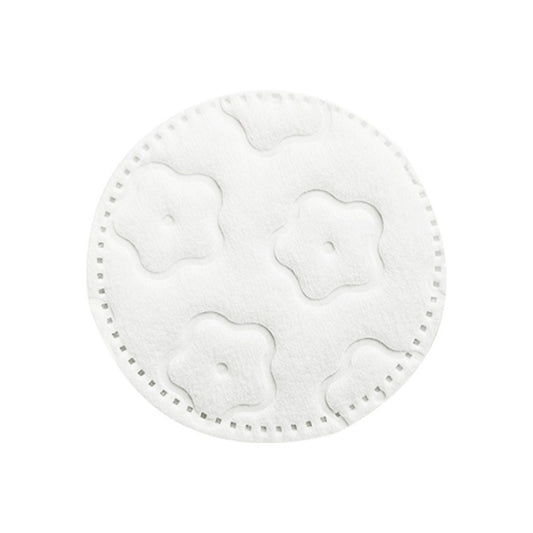 Little Cotton™ Plum Blossom Pattern Cotton Pads – Floral Quilted Facial Cotton – Lint-Free Reinforced Skin Care Rounds (Wholesale)
