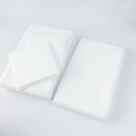 Hospital-Grade SMS Disposable Bedding Set (3-Piece Kit) – Fluid Resistant & Anti-Bacterial Nonwoven Sheets – Infection Control Supply (Bulk)