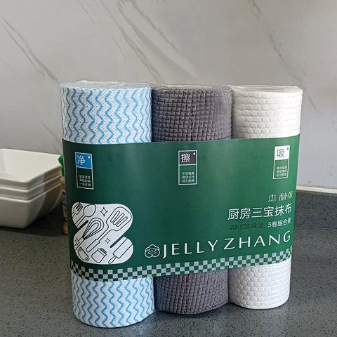 Little Cotton Microfiber Cleaning Cloths - 3-Pack Rolls