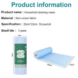 Little Cotton Disposable Tear-Off Kitchen Towels - Striped Design