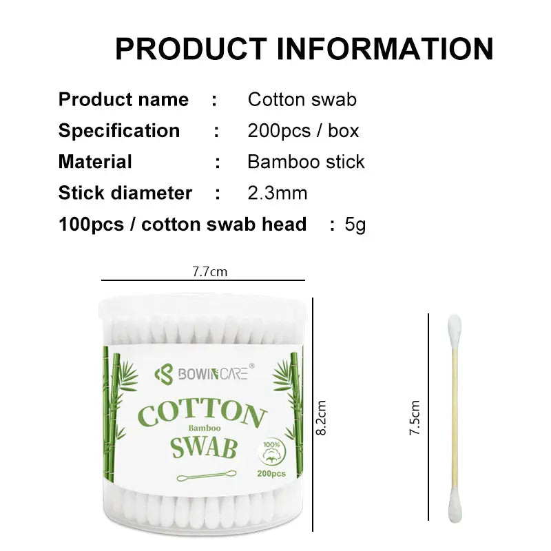 Wholesale EO sterilized medical cotton swabs individually wrapped OEM manufacturer