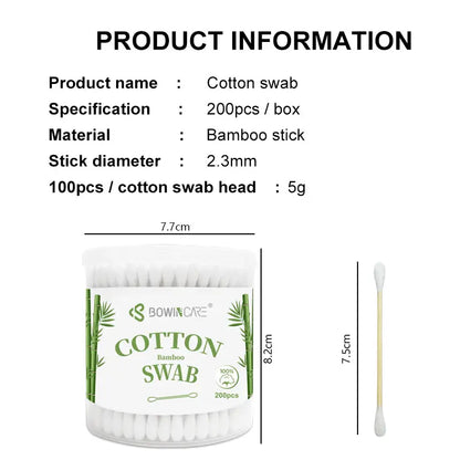 Wholesale EO sterilized medical cotton swabs individually wrapped OEM manufacturer