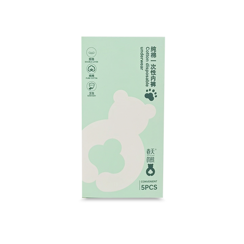 Disposable 100% Cotton Underwear - Unisex