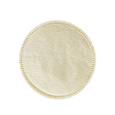 100% Natural Round Cotton Makeup Remover Pads – Stitched Edge & Dual-Sided Texture – OEM/ODM Factory Wholesale