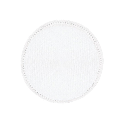 100% Natural Round Cotton Makeup Remover Pads – Stitched Edge & Dual-Sided Texture – OEM/ODM Factory Wholesale