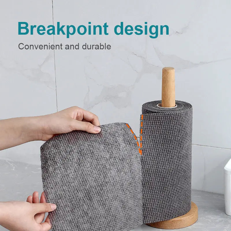 Tear-resistant thickened semi-disposable kitchen towels for household and restaurant cleaning
