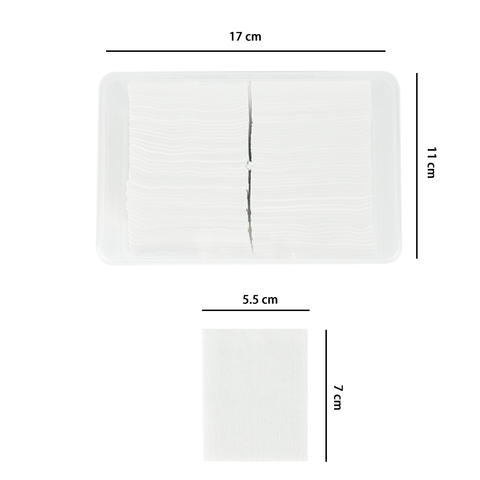 Little Cotton Plain Non-Pressed Edge Cotton Pads