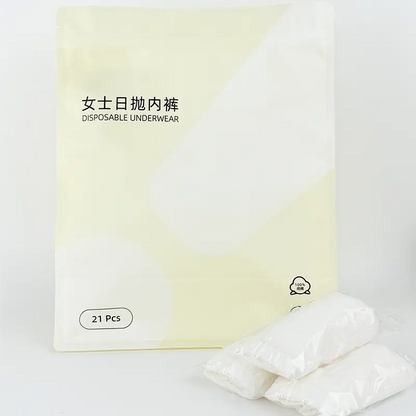Wholesale EO sterilized women disposable briefs 21-pack OEM manufacturer