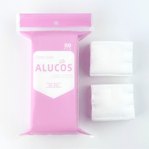 Little Cotton Cotton Pads - 180GSM Square Dual Texture 50-Count