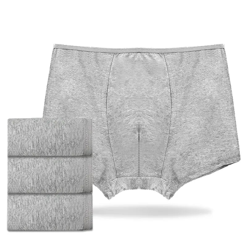 Premium men's disposable boxer briefs in plus size, retail 5-pack for travel and spa, mass-produced by Little Cotton OEM facility.