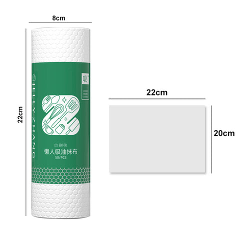 Little Cotton Kitchen Paper Towels - Washable, Oil-Absorbing Rolls