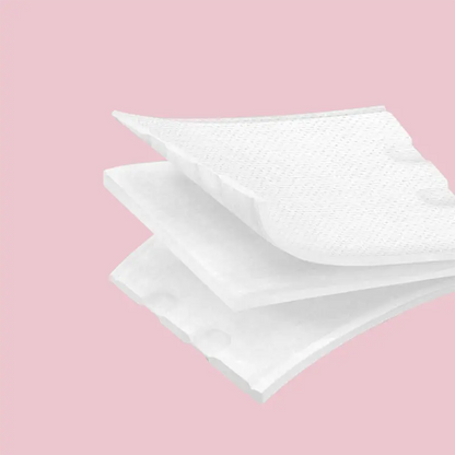 OEM 180GSM Dual-Textured Cotton Pads 50ct | Little Cotton Little Cotton