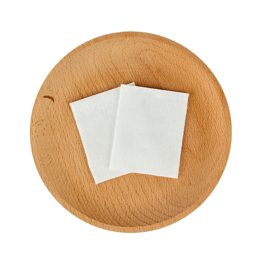 Little Cotton™ Plain Non-Pressed Edge Cotton Pads – 100% Pure Facial Cotton – Splittable Multi-Layer Pads for Wet Compress (Wholesale)