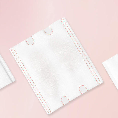 Bowincare Custom Logo 100% Cotton Pads - PE Bag
