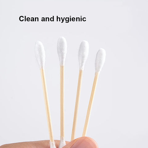 Bowincare™ Sterile Cotton Tipped Applicators – 6-Inch Wooden Shaft – Individually Wrapped Medical Swabs