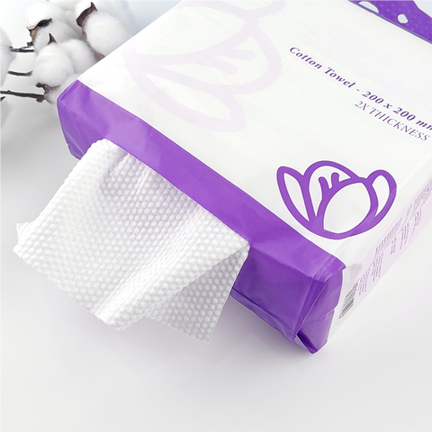Little Cotton Hanging Viscose Facial Towels - 70gsm