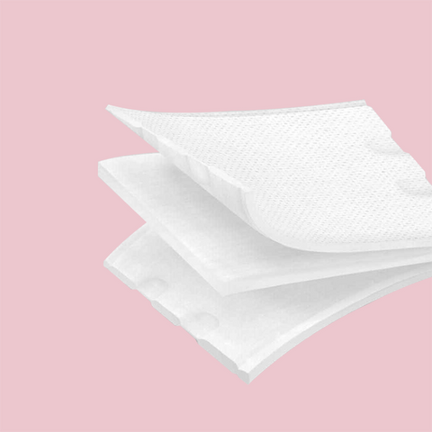 Little Cotton Cotton Pads - 180GSM Square Dual Texture 50-Count
