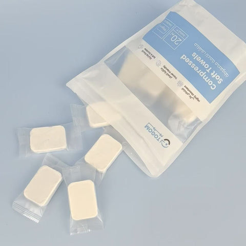 Little cotton Compressed Face Towels