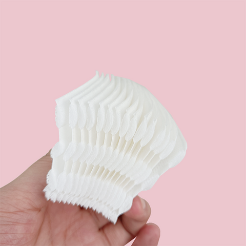 Little Cotton Cotton Pads - 180GSM Square Dual Texture 50-Count