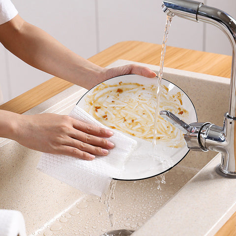 Little Cotton Kitchen Paper Towels - Washable, Oil-Absorbing Rolls