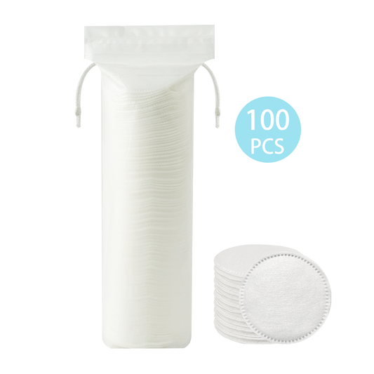 Disposable Cotton Pads - Hanging Drawstring Bag