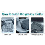 Little Cotton Disposable Tear-Off Kitchen Towels - Striped Design