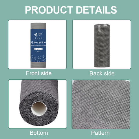 Bowinscare Thickened Nonwoven Kitchen Scrub Cloths