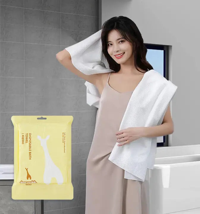 Wholesale 60x120cm disposable bath towel for hotels OEM manufacturer