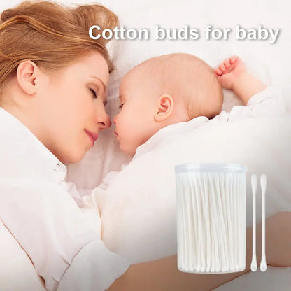 Wholesale infant grade baby ear cleaning cotton swabs OEM manufacturer