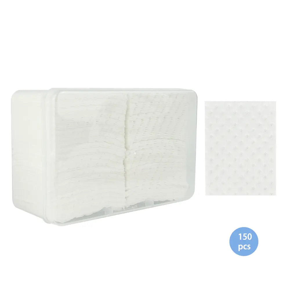 OEM Diamond Pattern Cosmetic Pads | Little Cotton PVC Box Little Cotton