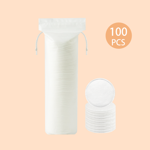 Disposable Cotton Pads - Hanging Drawstring Bag