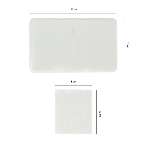 Little Cotton Plain Non-Pressed Edge Cotton Pads